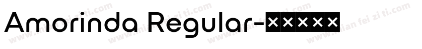Amorinda Regular字体转换